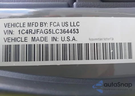2020 Jeep Grand Cherokee Altitude 4X4 from USA, damaged, VIN 1C4RJFAG5LC364453